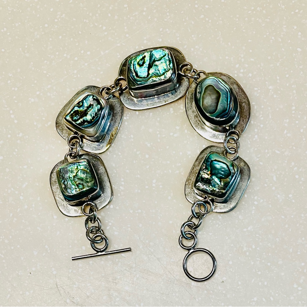 925 Mexico Abalone Bracelet